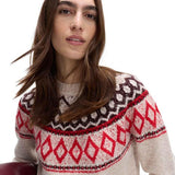 M&S Womens Boucle Jumper, M, Oatmeal