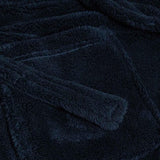 M&S Mens Fleece Supersoft Dressing Gown, M, Navy