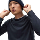 M&S Mens Cashmilon Crew Neck Jumper, S, Navy