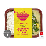 MS Green Thai Chicken Curry with Sticky Rice - Taste of Asia