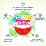 Dole Peach in Strawberry Jelly Pot
