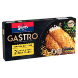 Youngs Gastro 2 Lemon Herb Tempura Battered Basa Fillets Frozen