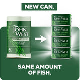 John West Tuna Chunks in Spring Water 4x125g 102g drained