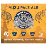 Drop Bear Beer Yuzu Pale Ale 4 pack 0.5% Alcohol Free