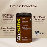 TriActive Sport Protein Smoothie Blend with Benefits Blueberry Apple