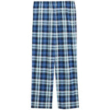 M&S Check Bottoms PJ Set, Medium, Navy