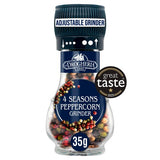 La Drogheria Black White Green Pink Pepper Corn Adjustable Mill Grinder