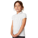 M&S Girls Regular School Polo, 12-13 Years, White