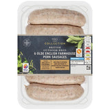MS Collection British 6 Farmhouse Pork Sausages