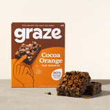 Graze Cocoa Orange Oat Boosts Flapjack Snack