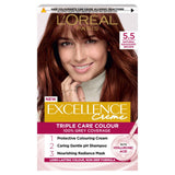 L'Oreal Excellence Creme 5.5 Mahogany Brown Permanent Hair Dye