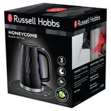 Russell Hobbs Black Honeycomb Kettle 1.7L