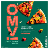 OMV! Deliciously Vegan Roasted Veg & Houmous Pizza