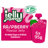 Jelly Squeeze Raspberry Flavour Jelly 6 x 95g