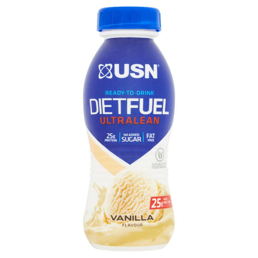 USN Diet Fuel Ultralean Ready-To-Drink Vanilla Flavour GOODS ASDA