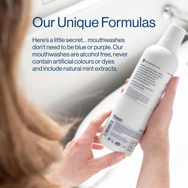 Waken Whitening Mouthwash PepperMint 500ml GOODS M&S