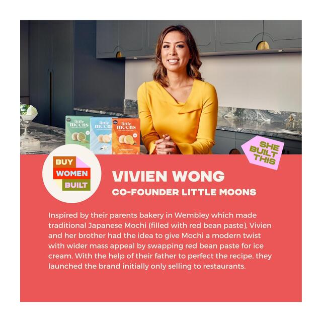 Little Moons Vanilla Mochi Ice Cream 6 x 32g - McGrocer