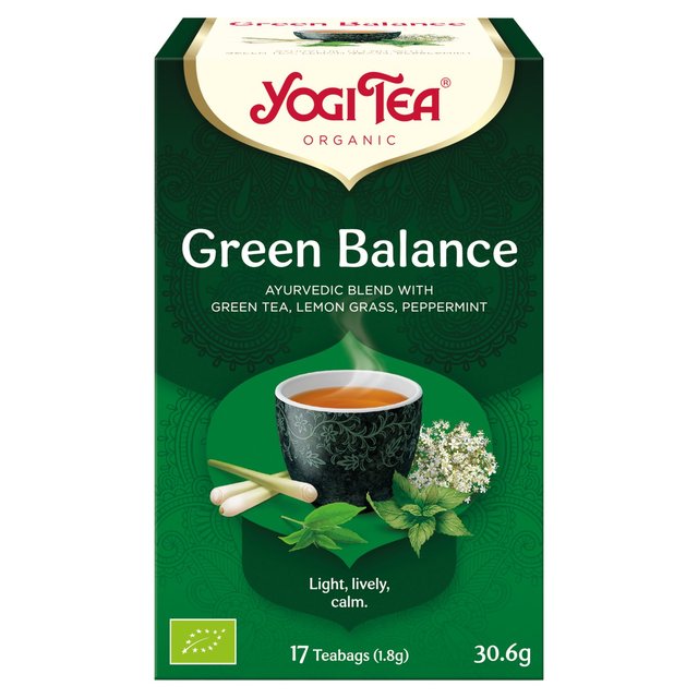 Yogi Tea Green Balance Organic 17 per pack GOODS M&S