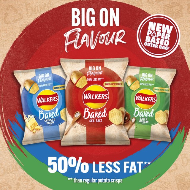 Walkers Baked Variety Multipack Snacks 6 per pack GOODS M&S