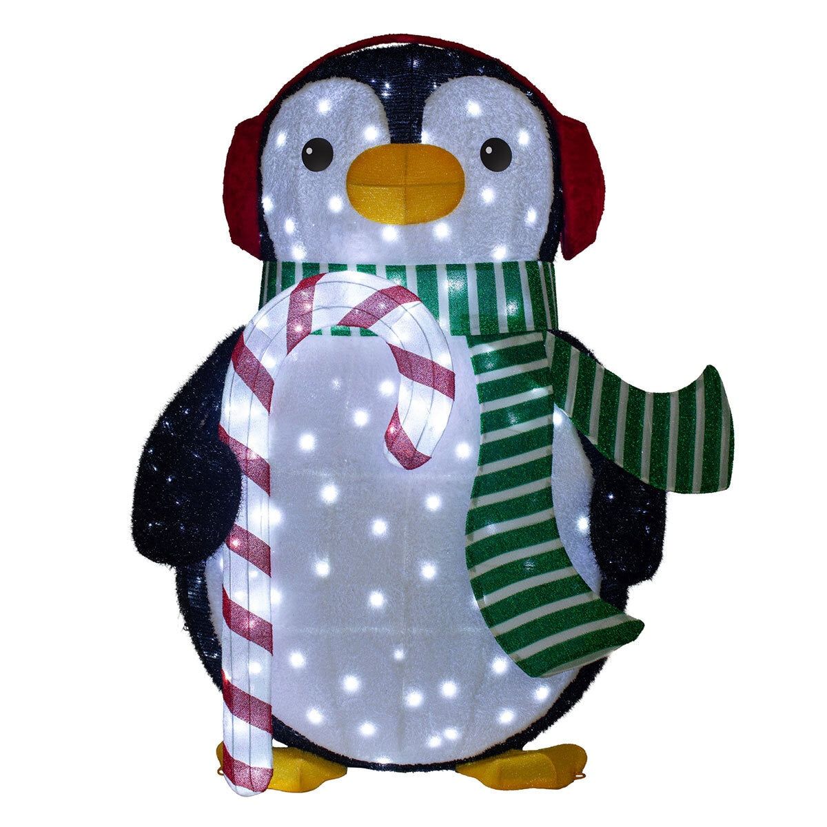 5ft (152 cm) Penguin with LED Lights - McGrocer