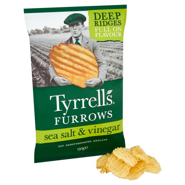 Tyrrells Sea Salt & Vinegar Sharing Crisps 150g GOODS M&S