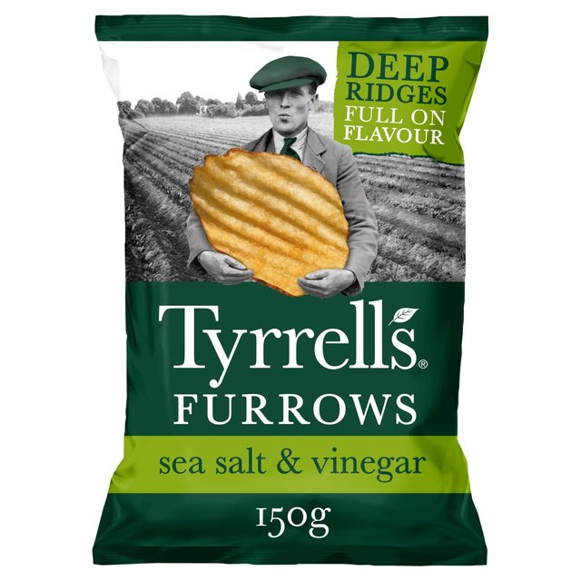 Tyrrells Sea Salt & Vinegar Sharing Crisps 150g GOODS M&S