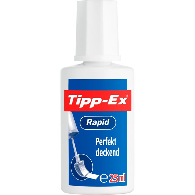Tipp-Ex Rapid Correction Fluid Pack of 3 3 per pack GOODS M&S