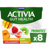 Activia Mango Strawberry Kiwi Apricot Multipack Yogurt 8x115g