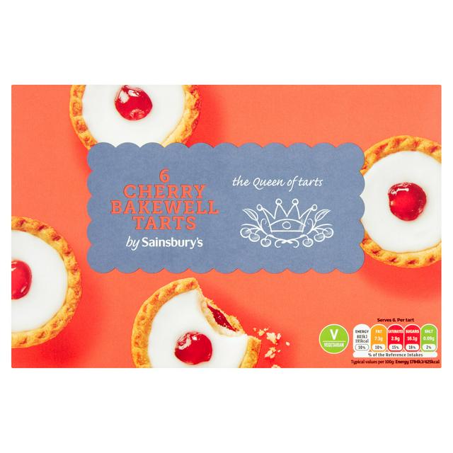 Sainsburys Cherry Bakewells Cake Tarts x6