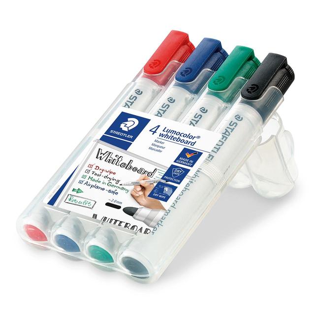 Staedtler Lumocolor Whiteboard Markers 4 per pack GOODS M&S