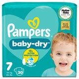 Pampers Baby-Dry Size 7 Nappies Essential Pack