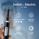 Oral-B Pro Series 1 Black Electric Toothbrush, Designed By Braun