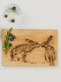 Selbrae House Natural Kissing Hare Serving Board