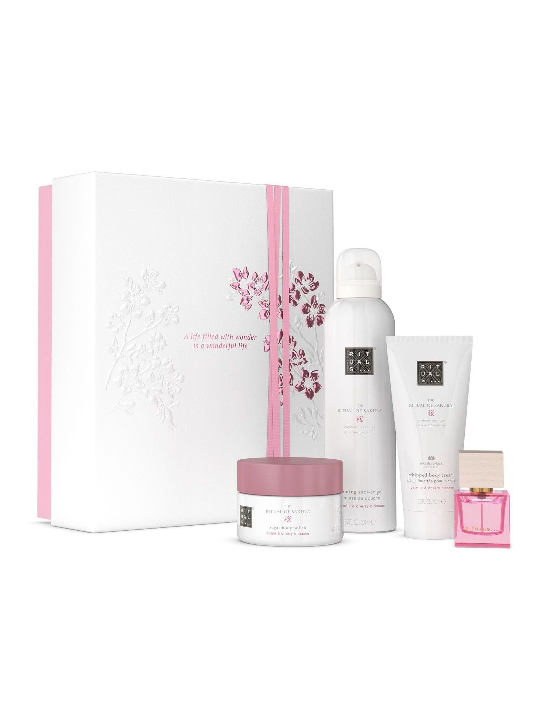 Rituals The Sakura Cherry Blossom & Rice Milk Medium Gift Set (Worth Over £52)