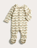 Pure Cotton Gingerbread Sleepsuit (0-12 Mths)