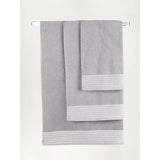 George Home Medium Grey Lurex Bath Towel