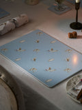 Sophie Allport Set of 2 Pale Blue Extra Large Snowy Owls Placemats
