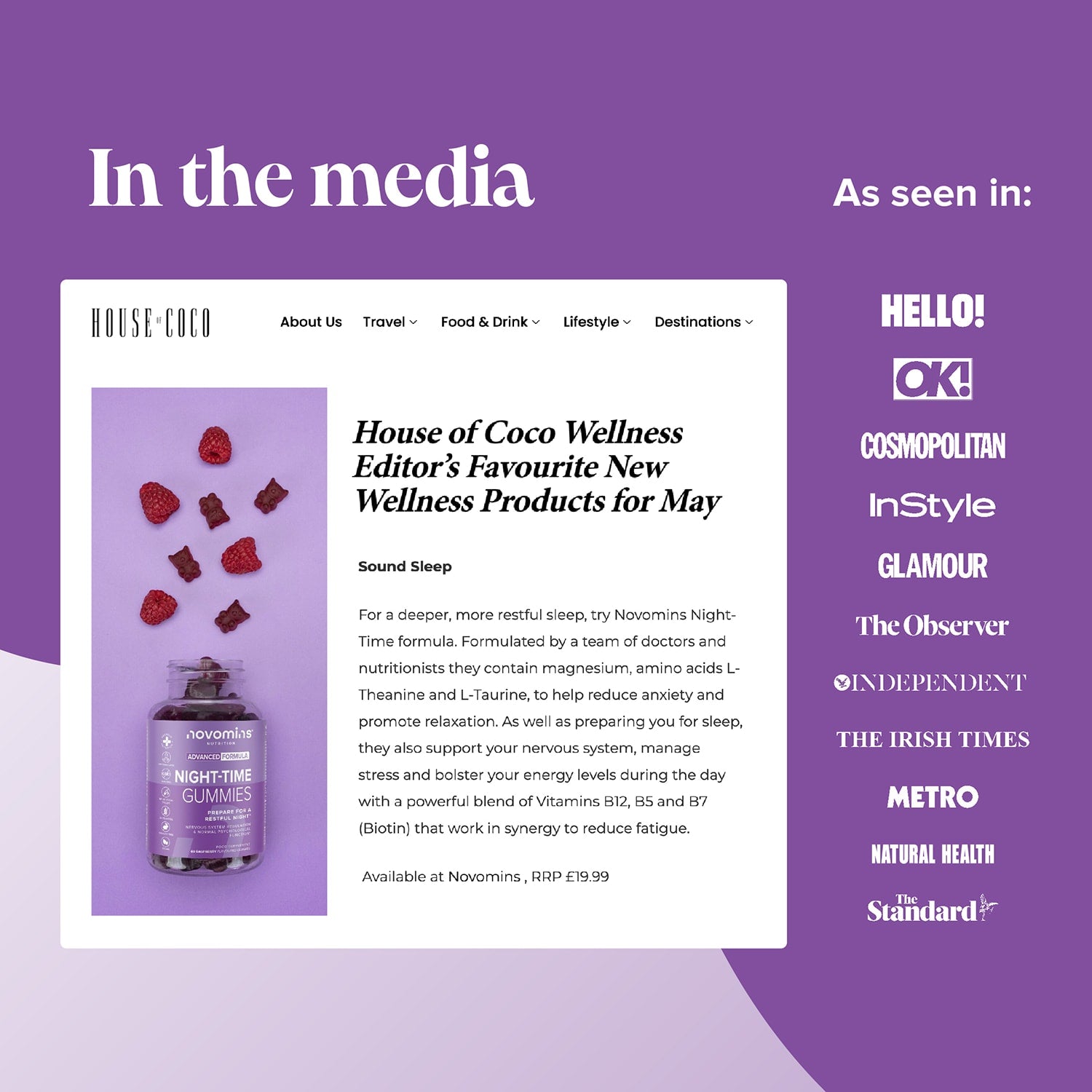 Novomins Night-Time 60 Gummies - 998243