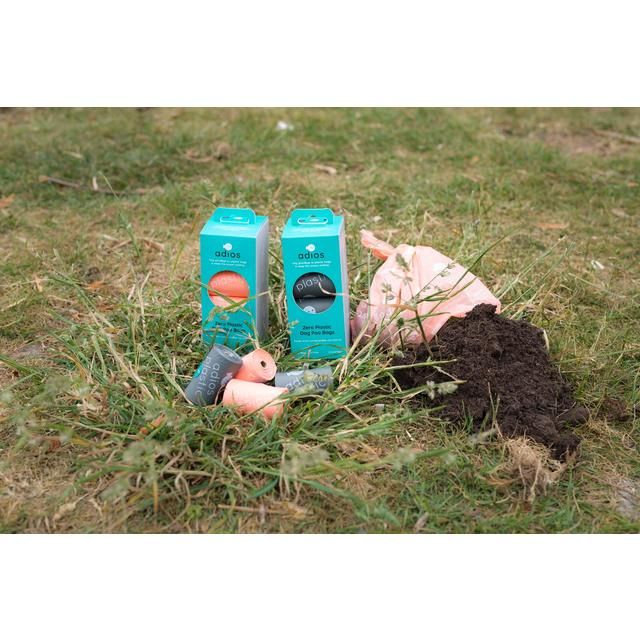Adios Compostable & Biodegradable Dog Poo Bags - Pink 60 per pack - McGrocer