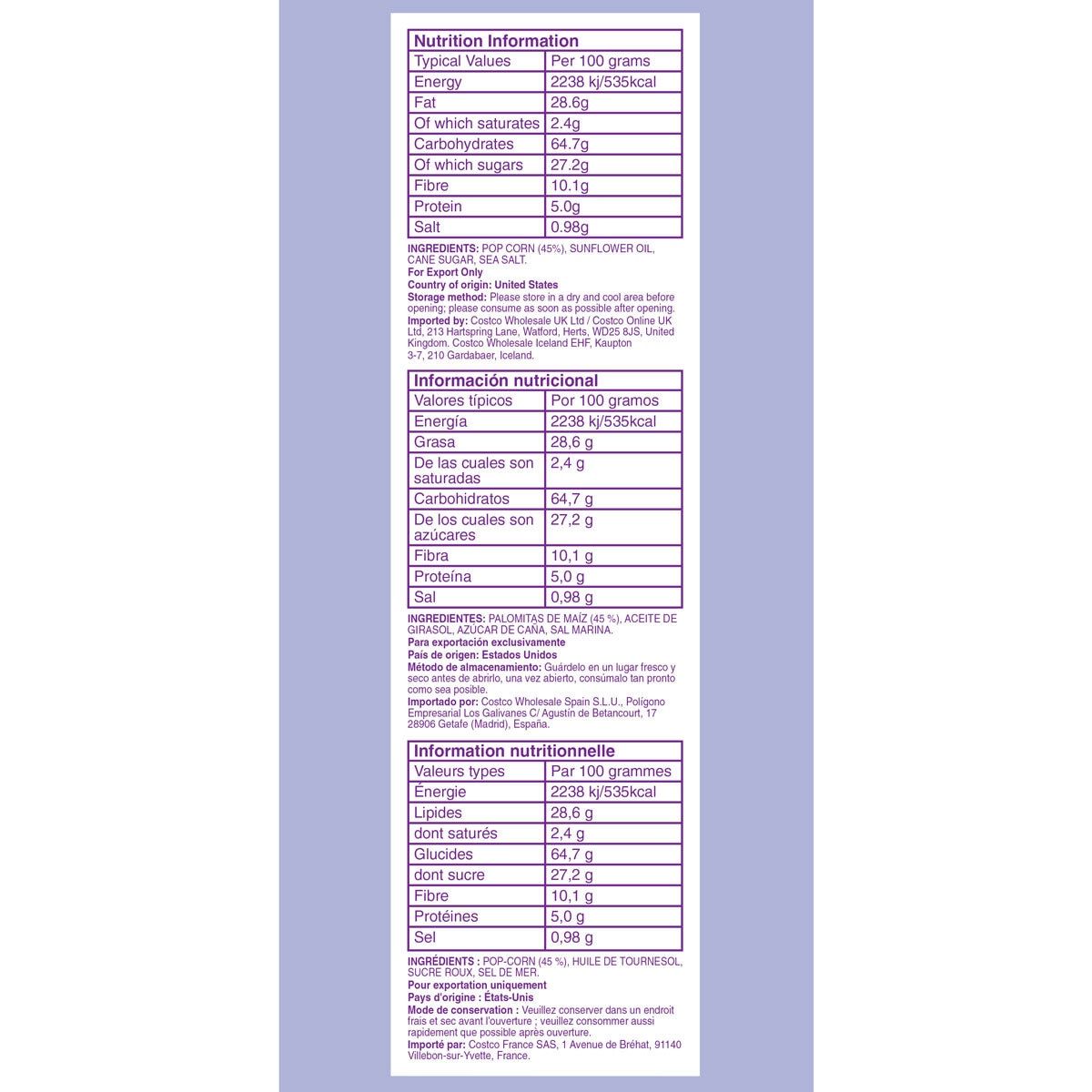 Angie's Boom Chicka Pop Sweet & Salty Popcorn, 625g - McGrocer