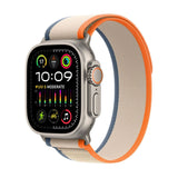 Apple Watch Ultra 2 GPS + Cellular, 49mm Titanium Case with Orange/Beige Trail Loop - McGrocer