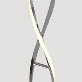 Artika Chrome Swirl LED Floor Lamp - McGrocer