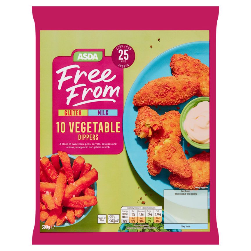 ASDA Free From 10 Vegetable Dippers - McGrocer