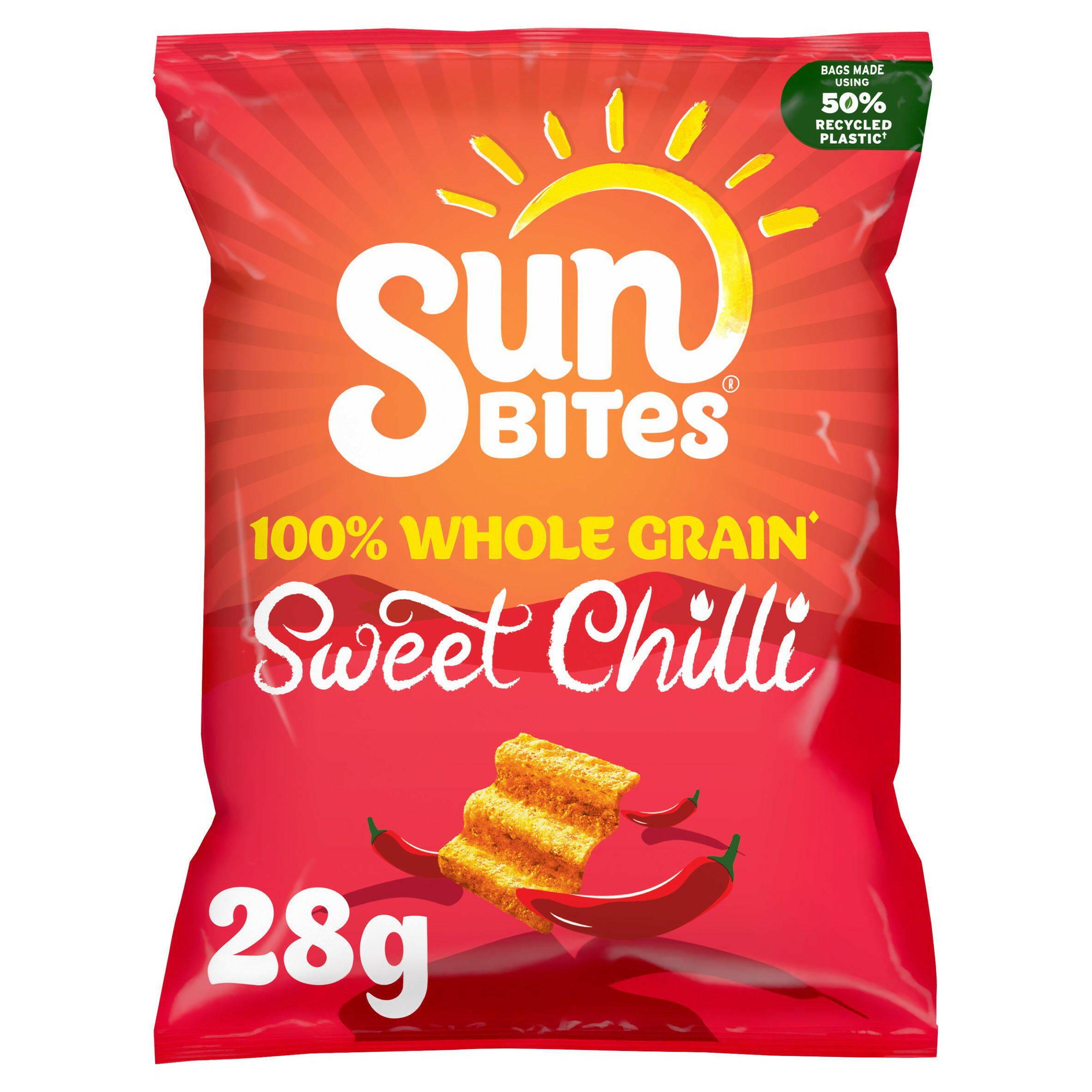 Sunbites Sun Ripened Sweet Chilli Snacks 28g GOODS Sainsburys
