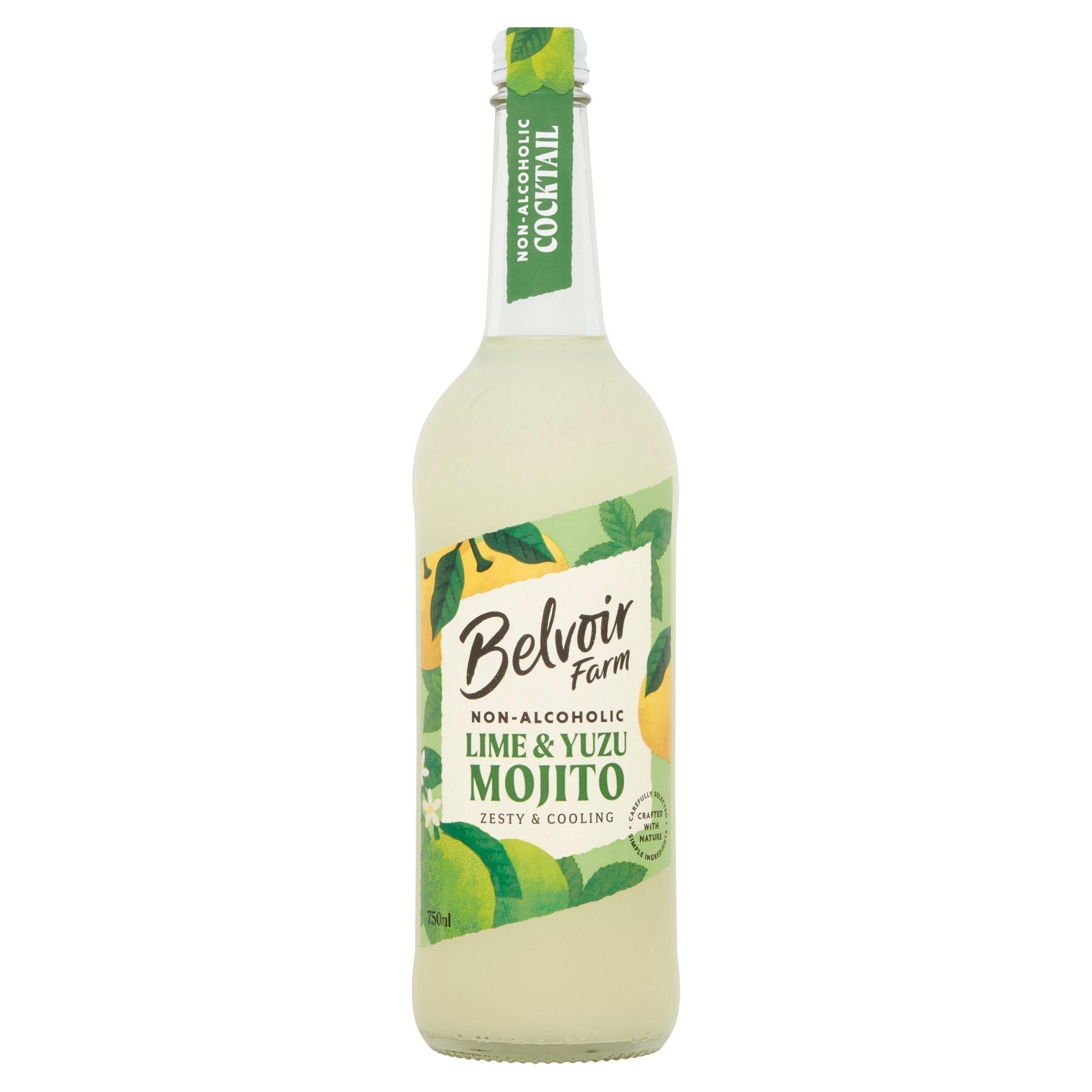 Belvoir Farm Non-Alcoholic Lime & Yuzu Mojito 750ml - McGrocer