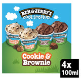Ben & Jerry's Choc-Dough Cool-lection Ice Cream Mini Cup Multipack 4x100ml - McGrocer