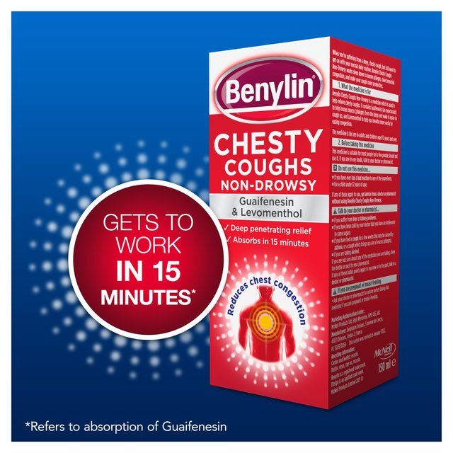 Benylin Chesty Cough Non Drowsy Syrup 300ml - McGrocer