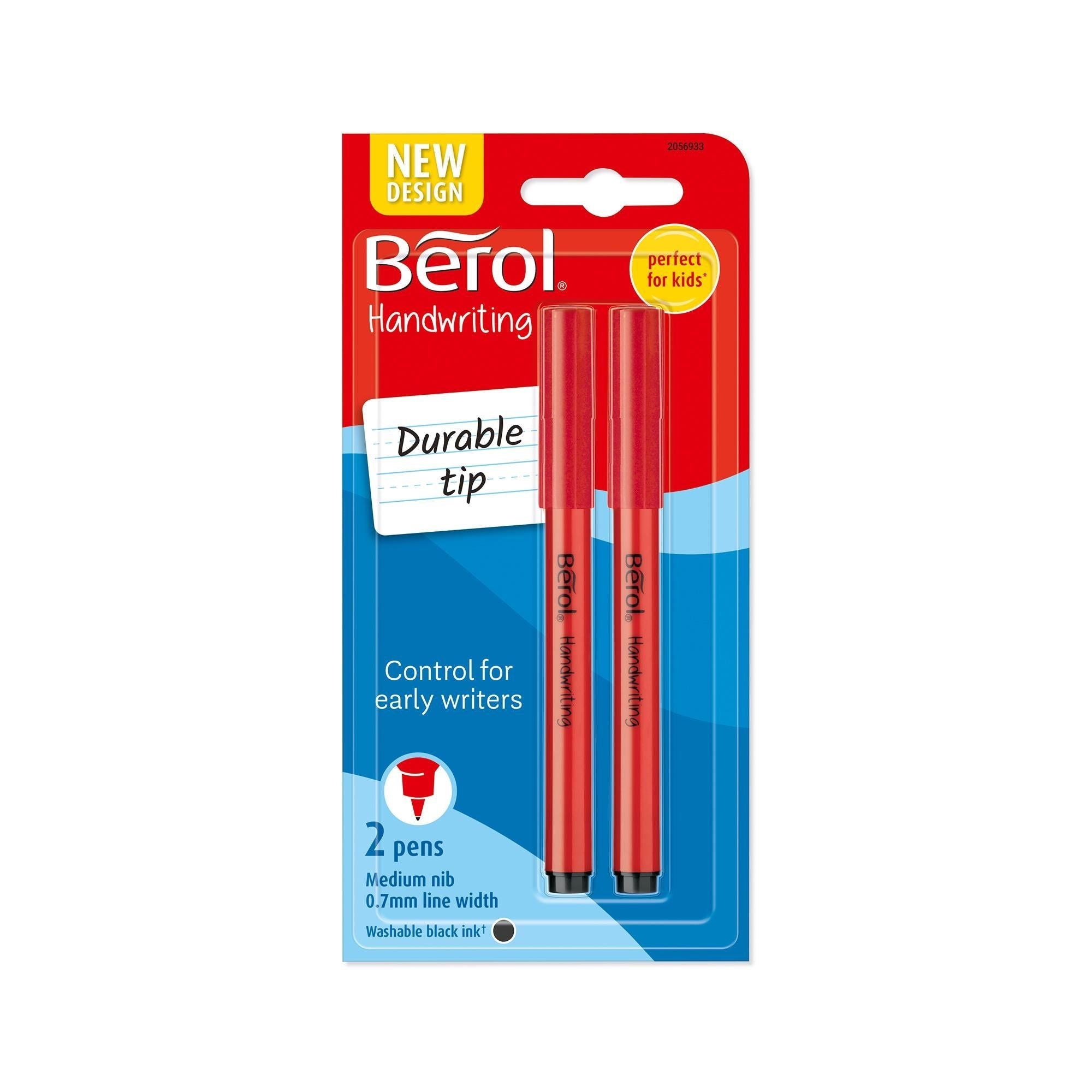 Berol Handwriting Pens Black 2pk - McGrocer