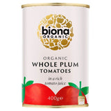 Biona Organic Whole Plum Peeled Tomatoes 400g - McGrocer