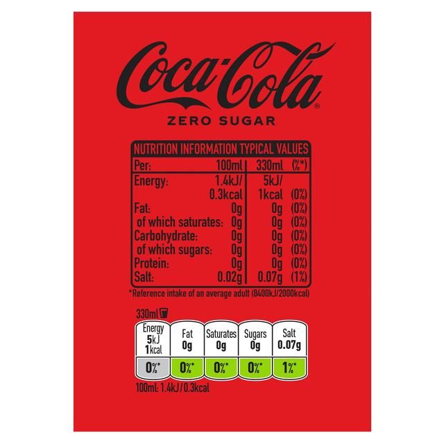 Coca-Cola Zero Sugar 30 x 330ml